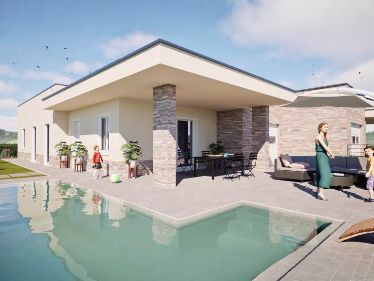 Villetta Bifamiliare in Via San Giovanni Bosco, Castel Goffredo