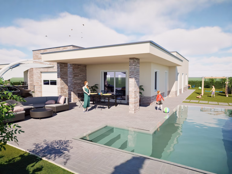 Villetta Bifamiliare in Via San Giovanni Bosco, Castel Goffredo